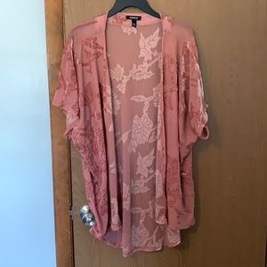 Torrid Velvet Floral Kimono